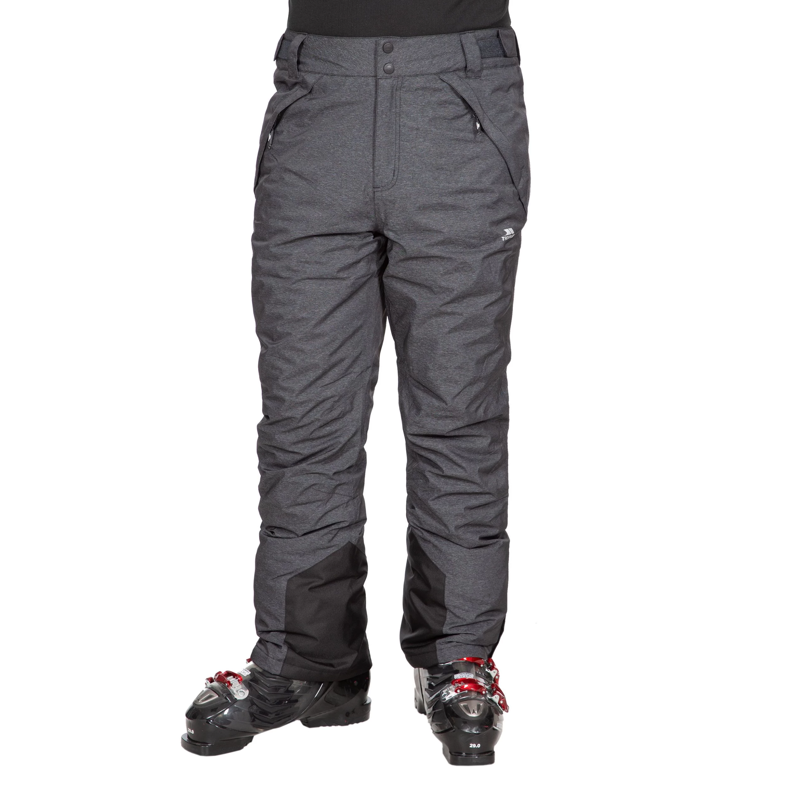 Trespass Mens Salopettes Waterproof Padded Ankle Zip Denver 2 Trespass Mens Salopettes Waterproof Padded Ankle Zip Denver - Image 2