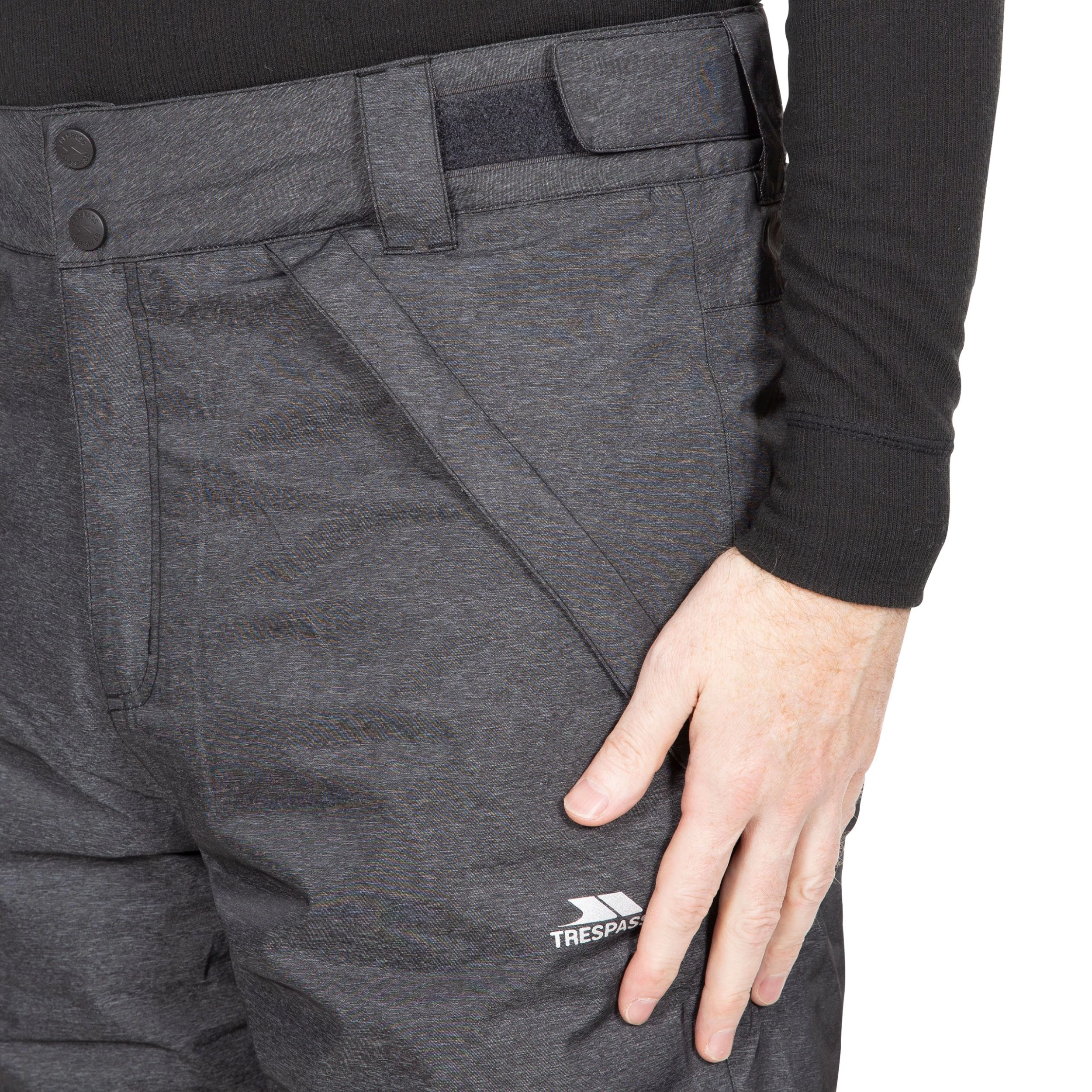 Trespass Mens Salopettes Waterproof Padded Ankle Zip Denver 6 Trespass Mens Salopettes Waterproof Padded Ankle Zip Denver - Image 6