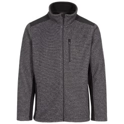 Trespass Men's Knitted Striped Fleece Jacket Faratino
