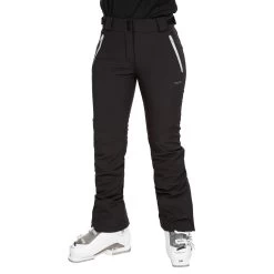 Trespass Womens Salopettes Slim Fit With Microfleece Lois -Adventure Pulse LOIS FABTSKTR0004 BLK b