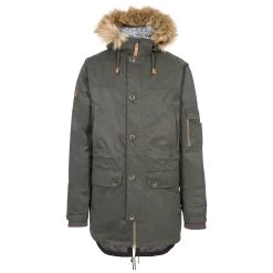 Trespass Mens Parka Jacket Waterproof Padded Pyworthy -Adventure Pulse PYWORTHY MAJKRATR0029 OLI a