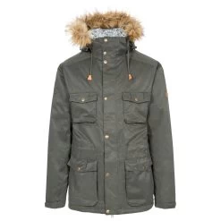 Trespass Men's Padded Waterproof Parka Jacket Quebeckford