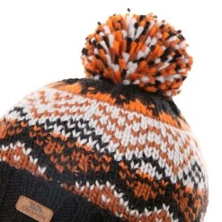 Trespass Kids' Patterned Bobble Hat Sprouse 13 Trespass Kids' Patterned Bobble Hat Sprouse -Adventure Pulse SPROUSE UCHSHATR0001 BLK D