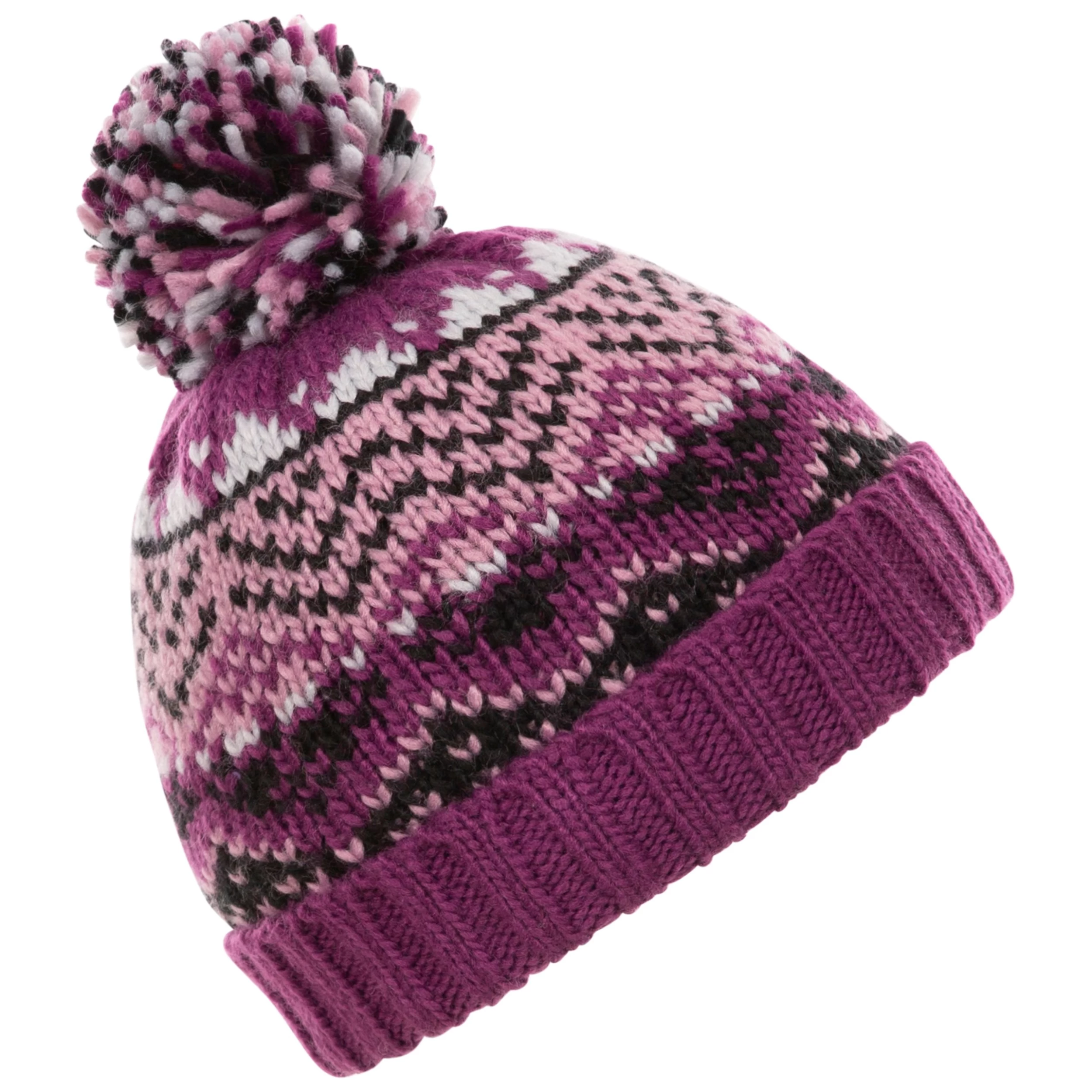 Trespass Kids' Patterned Bobble Hat Sprouse 8 Trespass Kids' Patterned Bobble Hat Sprouse - Image 8