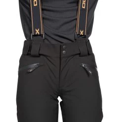 Trespass DLX Womens Slim Fit Waterproof Salopettes Slyvia -Adventure Pulse SYLVIA FABTTRTR0010 BLK E