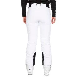 Trespass DLX Womens Slim Fit Waterproof Salopettes Slyvia -Adventure Pulse SYLVIA FABTTRTR0010 WHT b