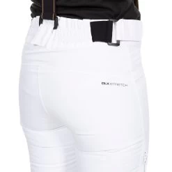 Trespass DLX Womens Slim Fit Waterproof Salopettes Slyvia -Adventure Pulse SYLVIA FABTTRTR0010 WHT d