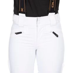 Trespass DLX Womens Slim Fit Waterproof Salopettes Slyvia -Adventure Pulse SYLVIA FABTTRTR0010 WHT e