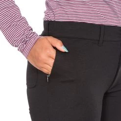 Trespass Womens Water Resistant Walking Leggings Vanessa -Adventure Pulse VANESSA FABTTRTR0013 BLK m07 1