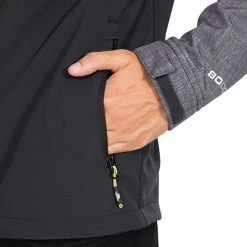 Trespass Men's Breathable Softshell Jacket Abbott Dark Grey Marl -Adventure Pulse abbott majksstr0001 dgm m04 2