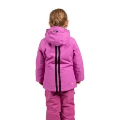 Trespass Kids Ski Jacket TP50 Annalisa - DEEP PINK 2/3 -Adventure Pulse annalisa fcjksktr0010 dpi m02