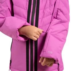 Trespass Kids Ski Jacket TP50 Annalisa - DEEP PINK 2/3 -Adventure Pulse annalisa fcjksktr0010 dpi m04