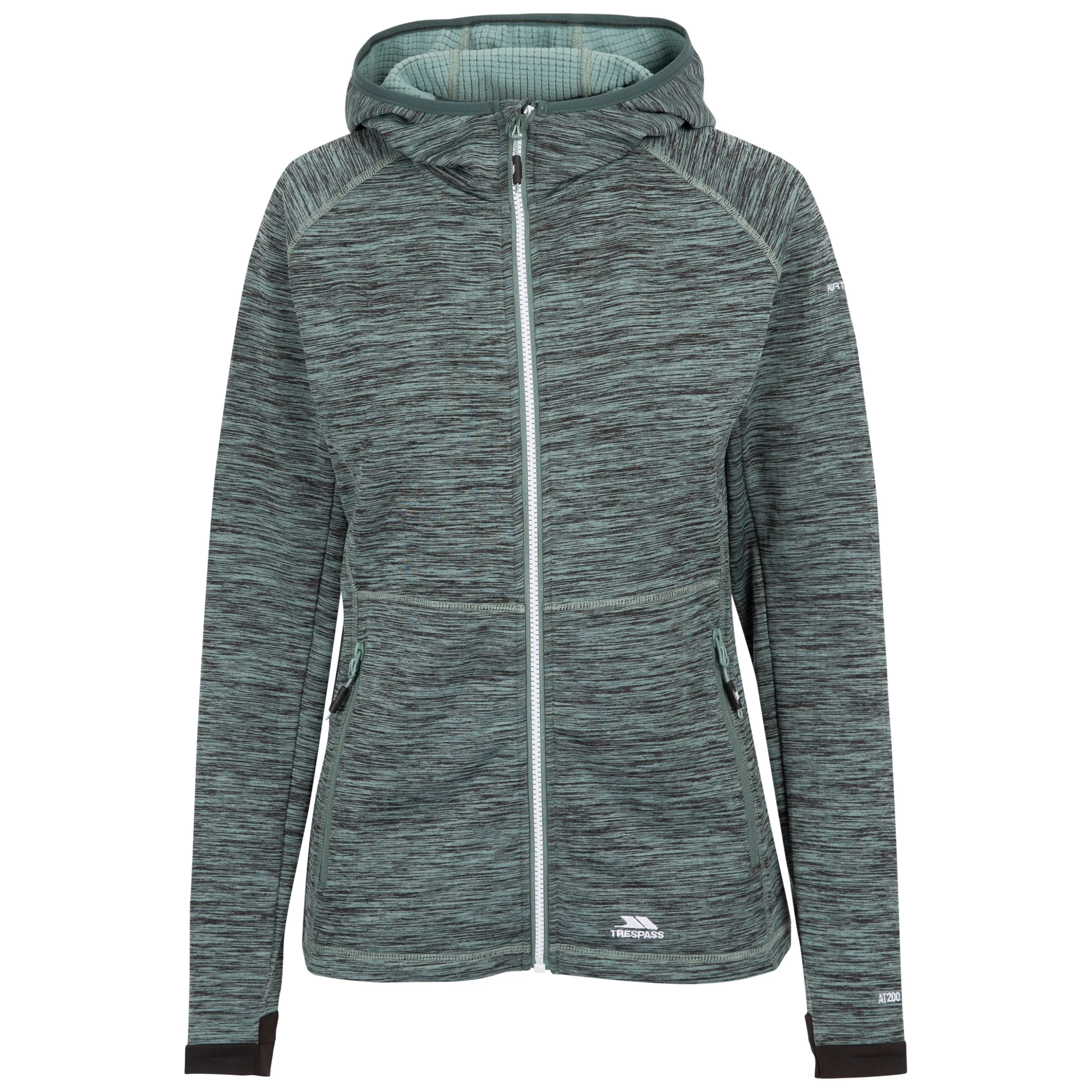 Trespass Women's Fleece Jacket AT200 Appeal - TEAL MIST XXS 1 Trespass Women's Fleece Jacket AT200 Appeal - TEAL MIST XXS