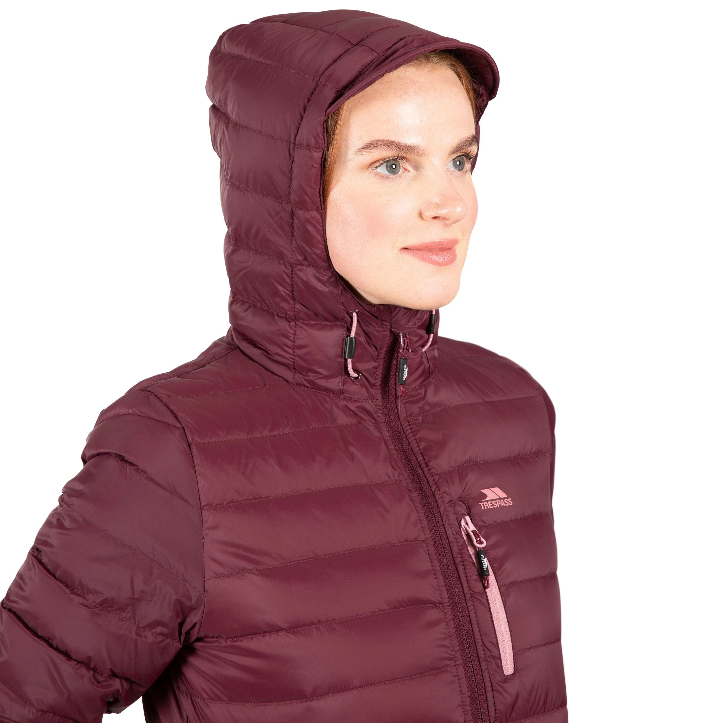 Trespass Womens Down Packaway Jacket With Hood Arabel - Junior Size 12 Trespass Womens Down Packaway Jacket With Hood Arabel - Junior Size - Image 12