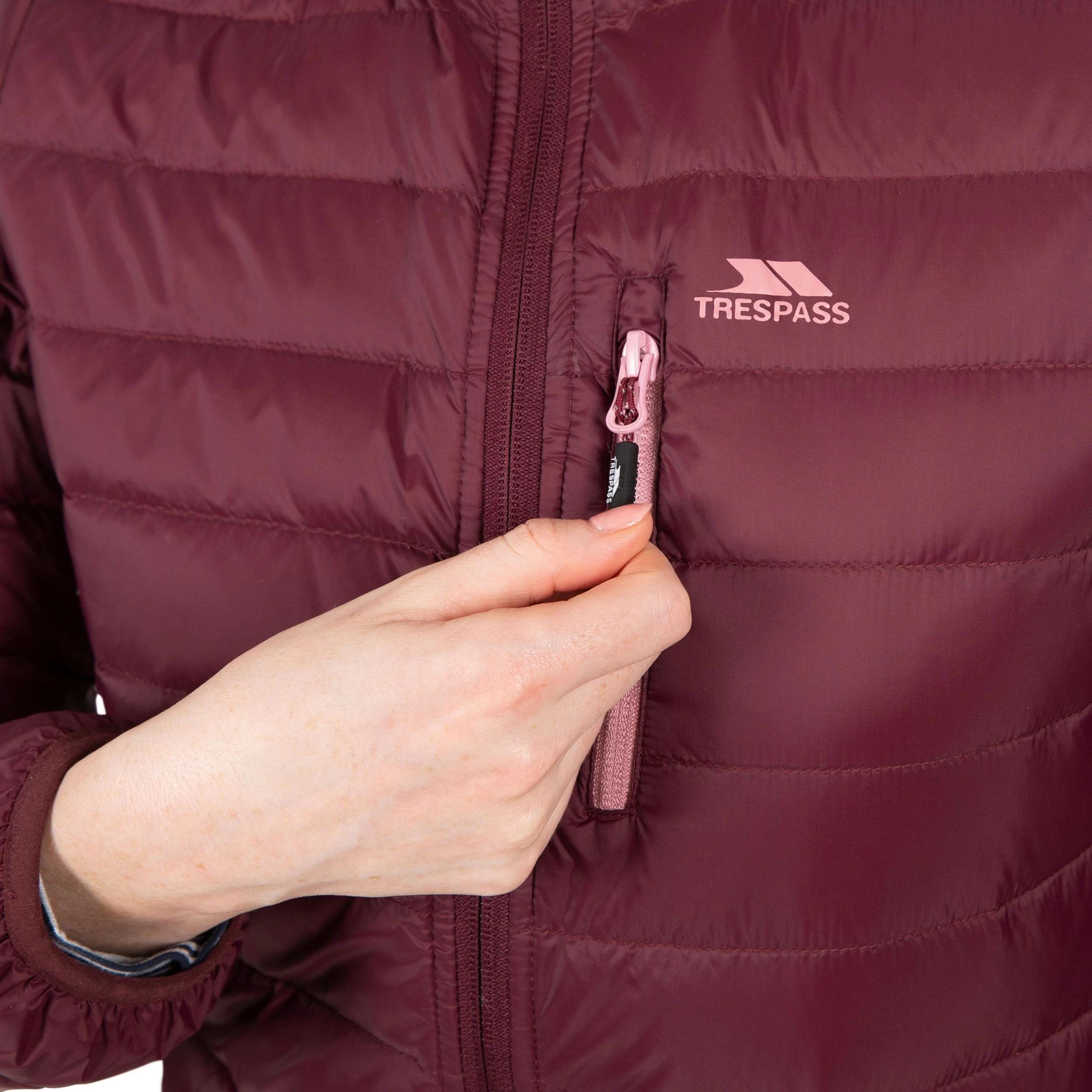 Trespass Womens Down Packaway Jacket With Hood Arabel - Junior Size 13 Trespass Womens Down Packaway Jacket With Hood Arabel - Junior Size - Image 13