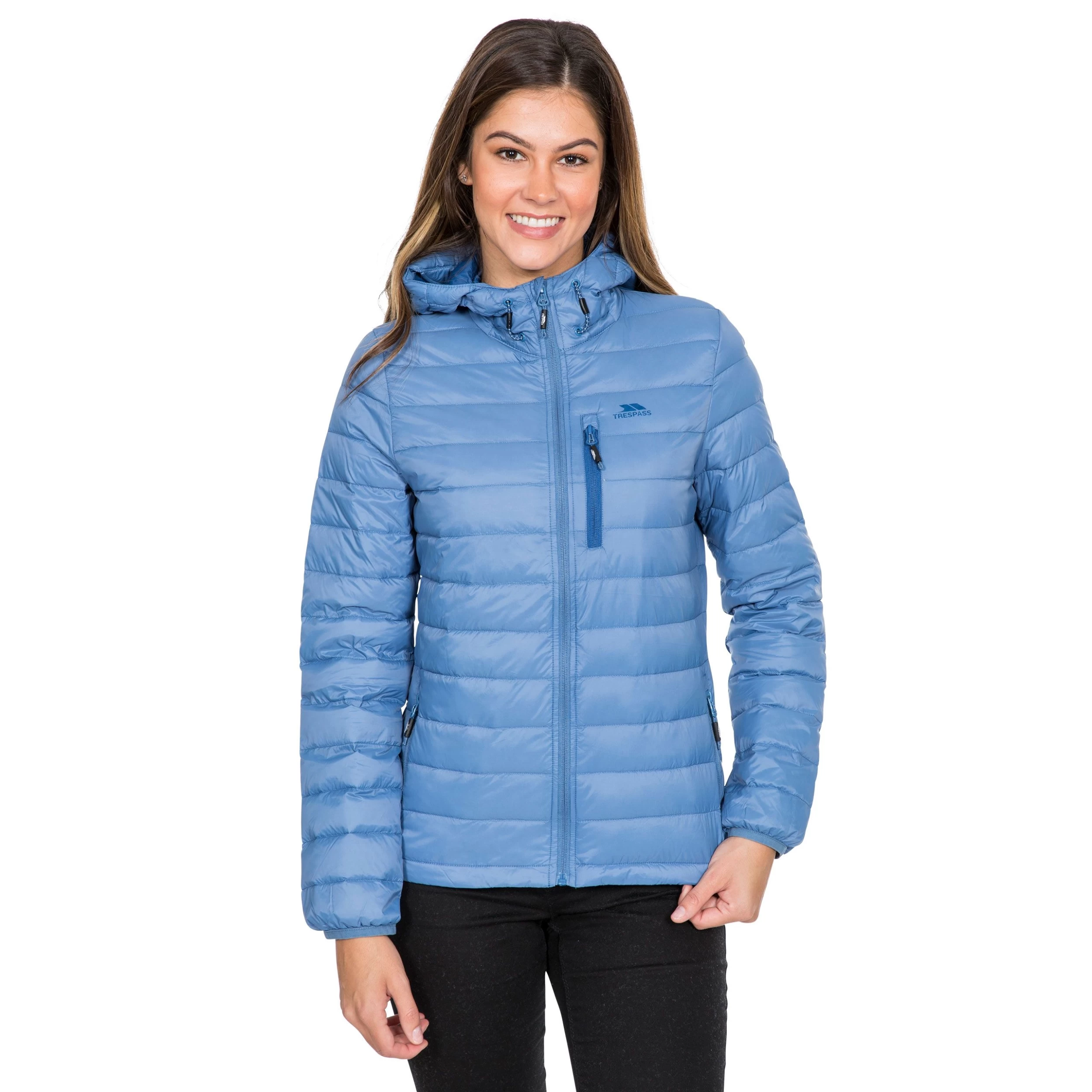Trespass Womens Down Packaway Jacket With Hood Arabel - Junior Size 3 Trespass Womens Down Packaway Jacket With Hood Arabel - Junior Size - Image 3