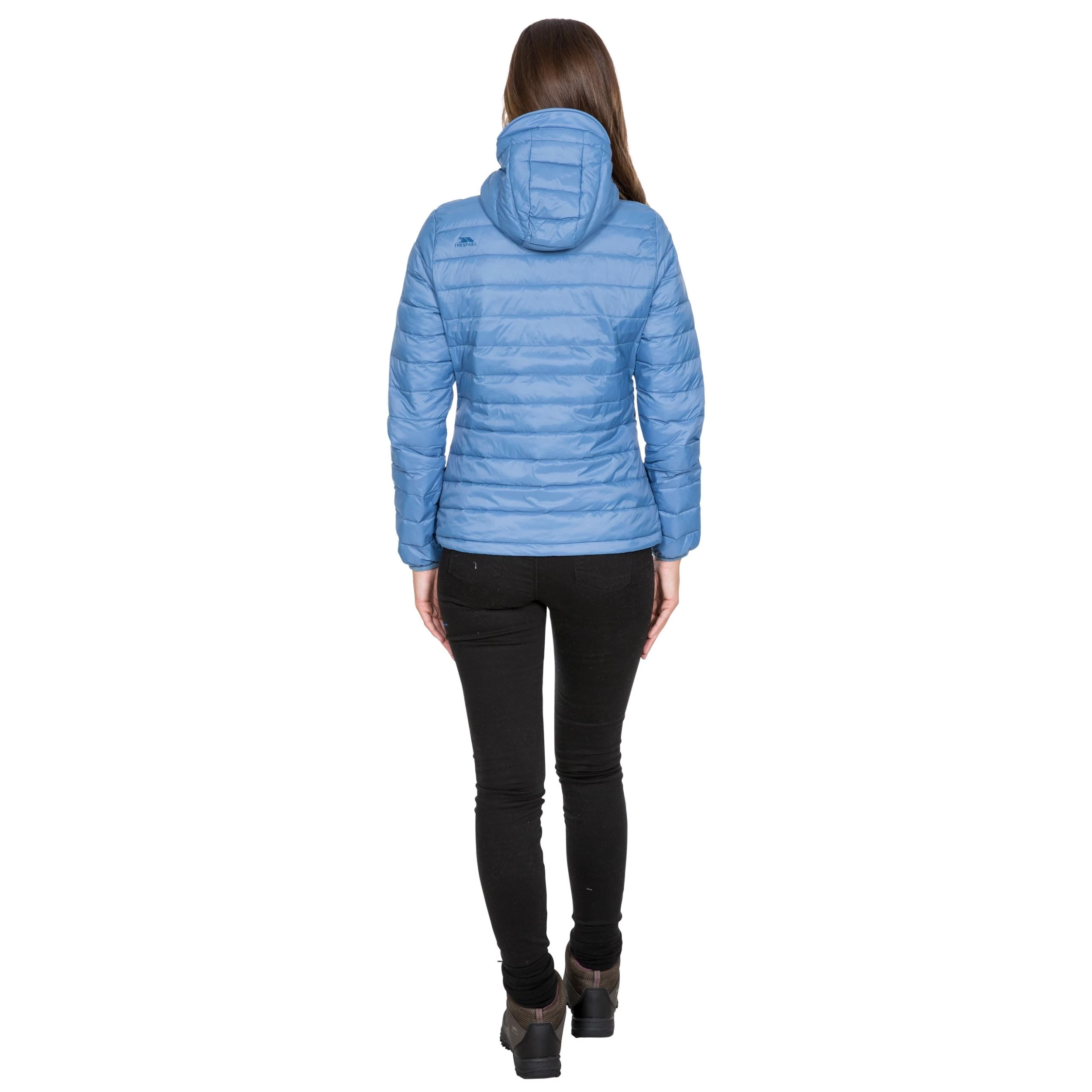 Trespass Womens Down Packaway Jacket With Hood Arabel - Junior Size 4 Trespass Womens Down Packaway Jacket With Hood Arabel - Junior Size - Image 4