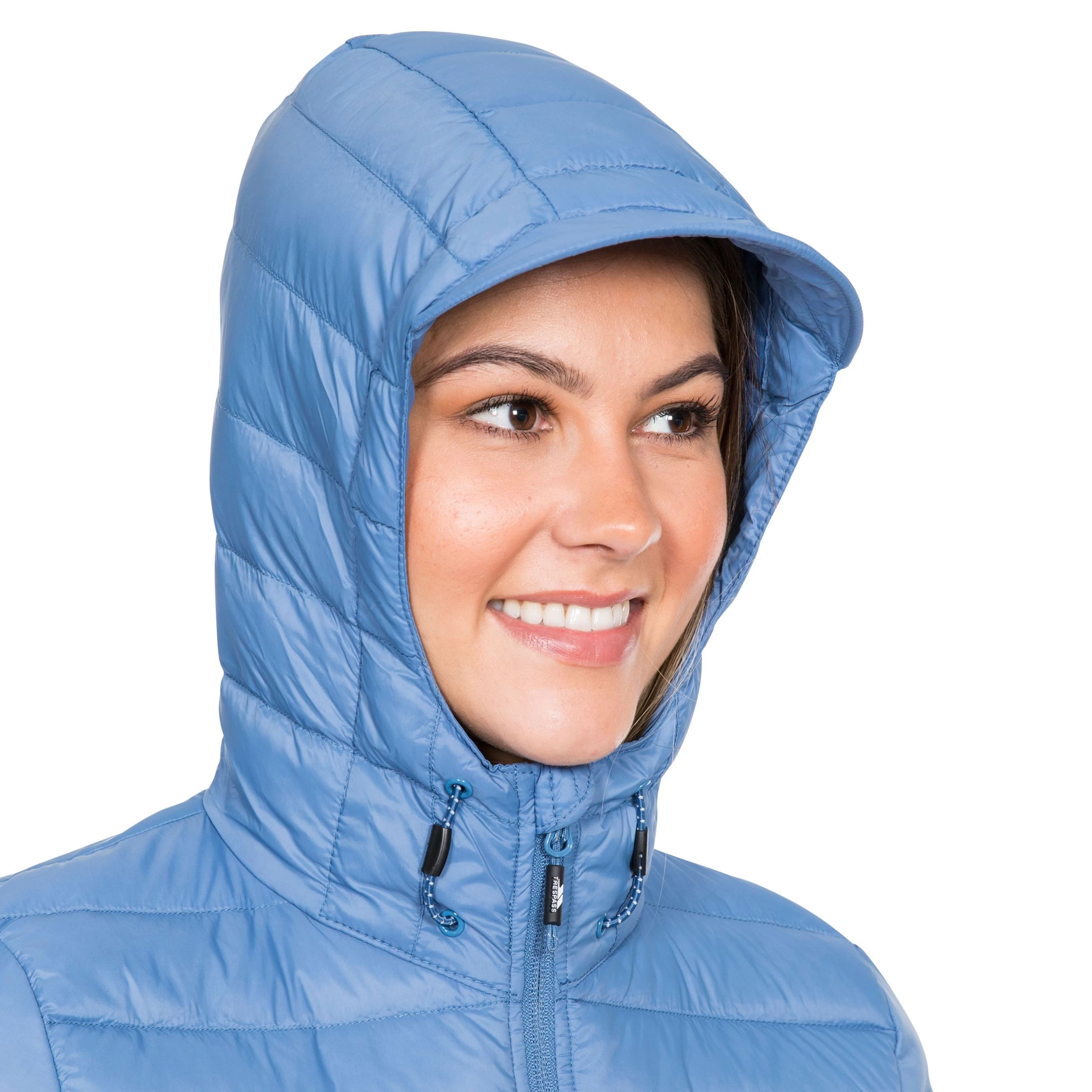 Trespass Womens Down Packaway Jacket With Hood Arabel - Junior Size 5 Trespass Womens Down Packaway Jacket With Hood Arabel - Junior Size - Image 5