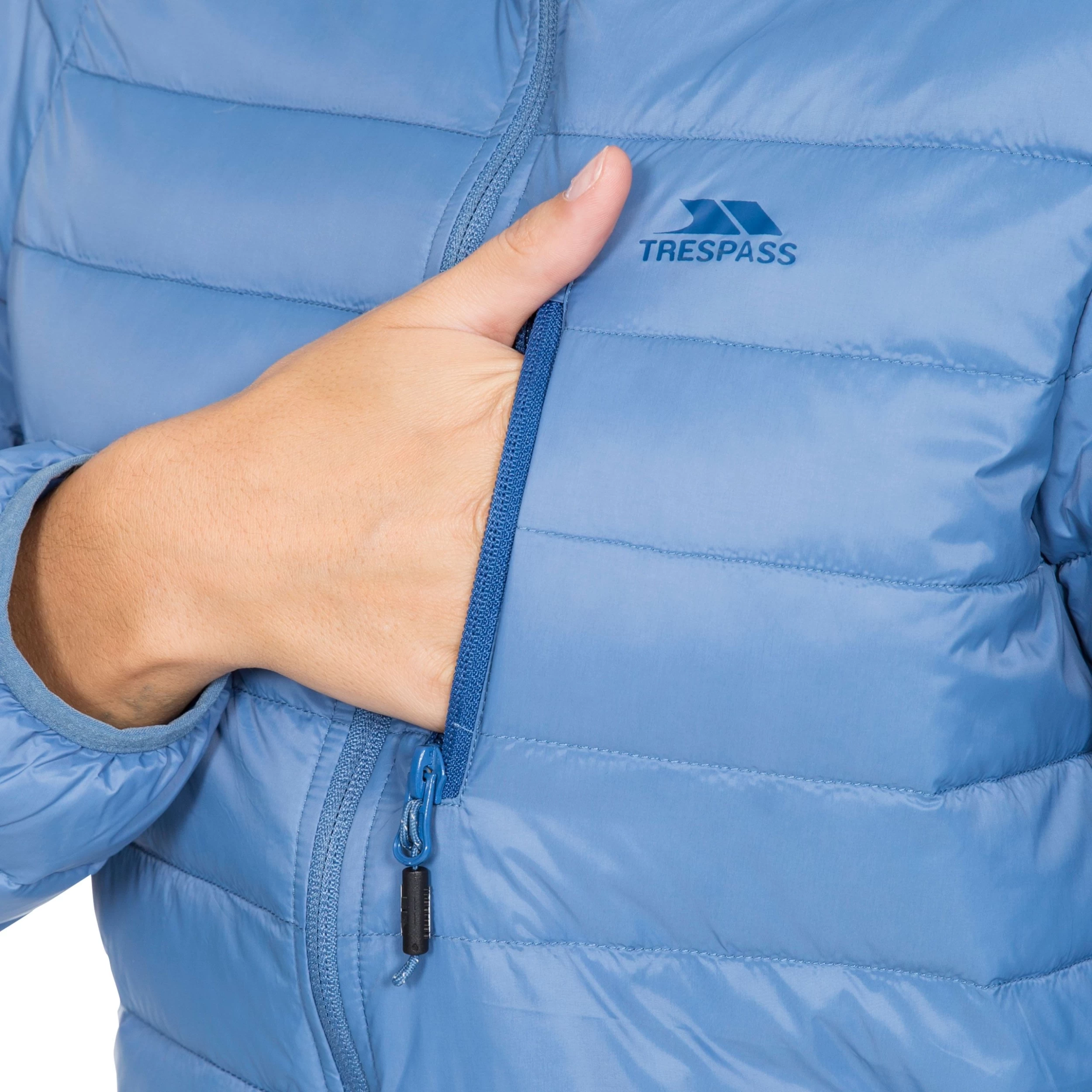 Trespass Womens Down Packaway Jacket With Hood Arabel - Junior Size 6 Trespass Womens Down Packaway Jacket With Hood Arabel - Junior Size - Image 6