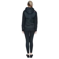 Trespass Womens Hooded Padded Gilet Aretha - Junior Size -Adventure Pulse aretha fajkgin20001 blk m09
