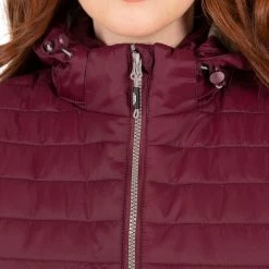 Trespass Womens Hooded Padded Gilet Aretha - Junior Size -Adventure Pulse aretha fajkgin20001 fig m03