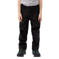 Trespass Kids' Lightweight Softshell Trousers Aspiration -Adventure Pulse asperation ucbttrtr0002 blk m01