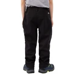 Trespass Kids' Lightweight Softshell Trousers Aspiration -Adventure Pulse asperation ucbttrtr0002 blk m02