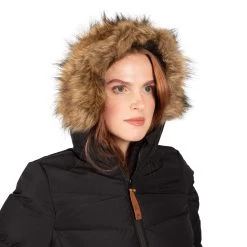 Trespass Womens Padded Jacket Casual Audrey - Junior Size -Adventure Pulse audrey fajkcatr0008 blk m03