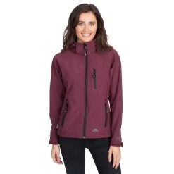 Trespass Womens Softshell Jacket Bela II - Junior Size 29 Trespass Womens Softshell Jacket Bela II - Junior Size -Adventure Pulse belaii fajkssm20002 fig m02