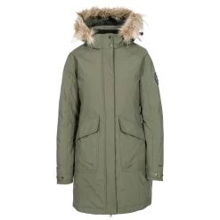 Trespass DLX Womens Waterproof Down Parka Jacket Bettany - Junior Size