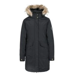 Trespass DLX Womens Waterproof Down Parka Jacket Bettany - Junior Size -Adventure Pulse bettany fajkdotr0003 blk a