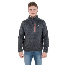 Trespass Men's Marl Fleece Jacket Bingham - Junior Size -Adventure Pulse bingham maflfln20004 bkm m01