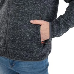 Trespass Men's Marl Fleece Jacket Bingham - Junior Size -Adventure Pulse bingham maflfln20004 bkm m06