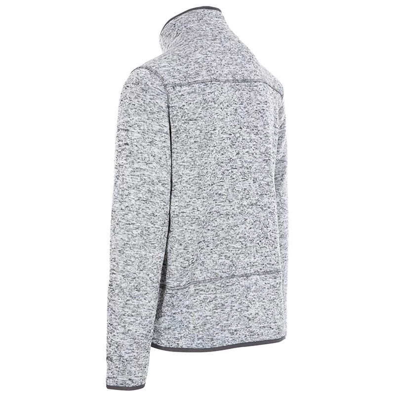 Trespass Men's Bingham Fleece Jacket Grey Marl 2 Trespass Men's Bingham Fleece Jacket Grey Marl - Image 2