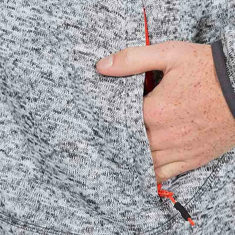 Trespass Men's Bingham Fleece Jacket Grey Marl 5 Trespass Men's Bingham Fleece Jacket Grey Marl - Image 5