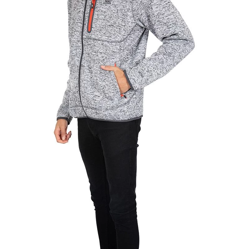 Trespass Men's Bingham Fleece Jacket Grey Marl 7 Trespass Men's Bingham Fleece Jacket Grey Marl - Image 7