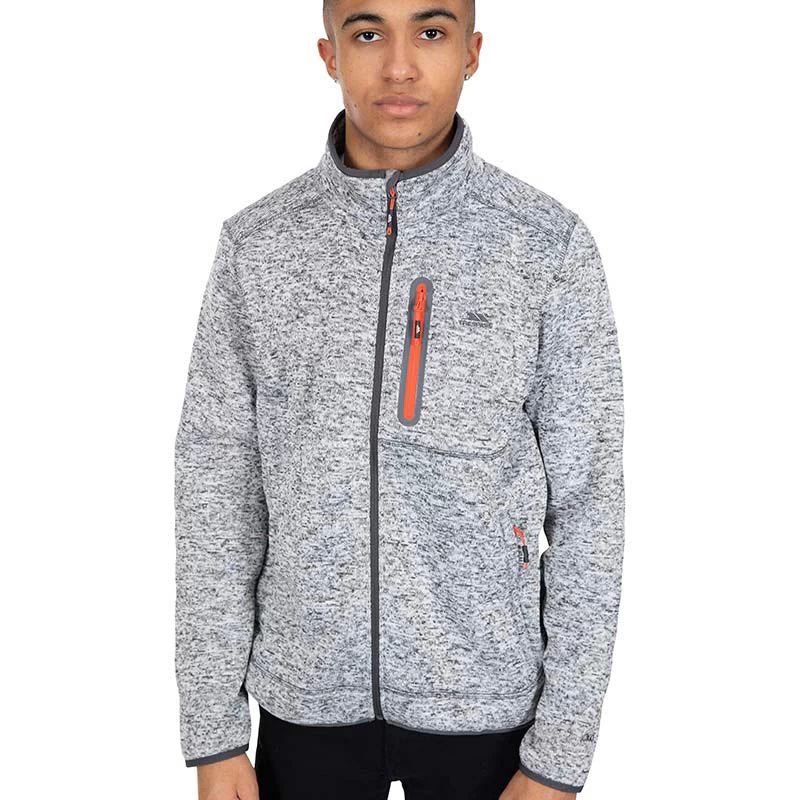 Trespass Men's Bingham Fleece Jacket Grey Marl 9 Trespass Men's Bingham Fleece Jacket Grey Marl - Image 9