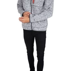 Trespass Men's Bingham Fleece Jacket Grey Marl 19 Trespass Men's Bingham Fleece Jacket Grey Marl -Adventure Pulse bingham maflfln20004 grm m09 copy