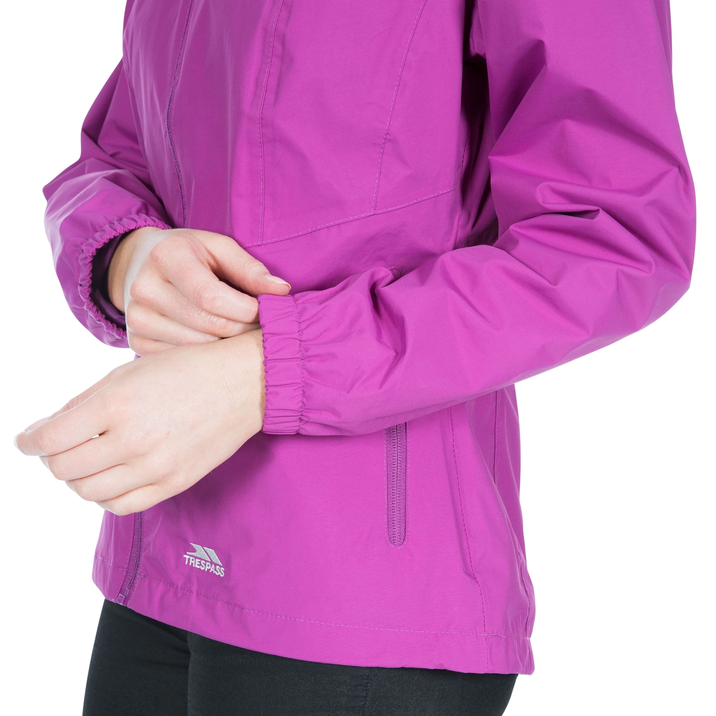 Trespass Womens Waterproof Jacket Blyton - Junior Size 6 Trespass Womens Waterproof Jacket Blyton - Junior Size - Image 6