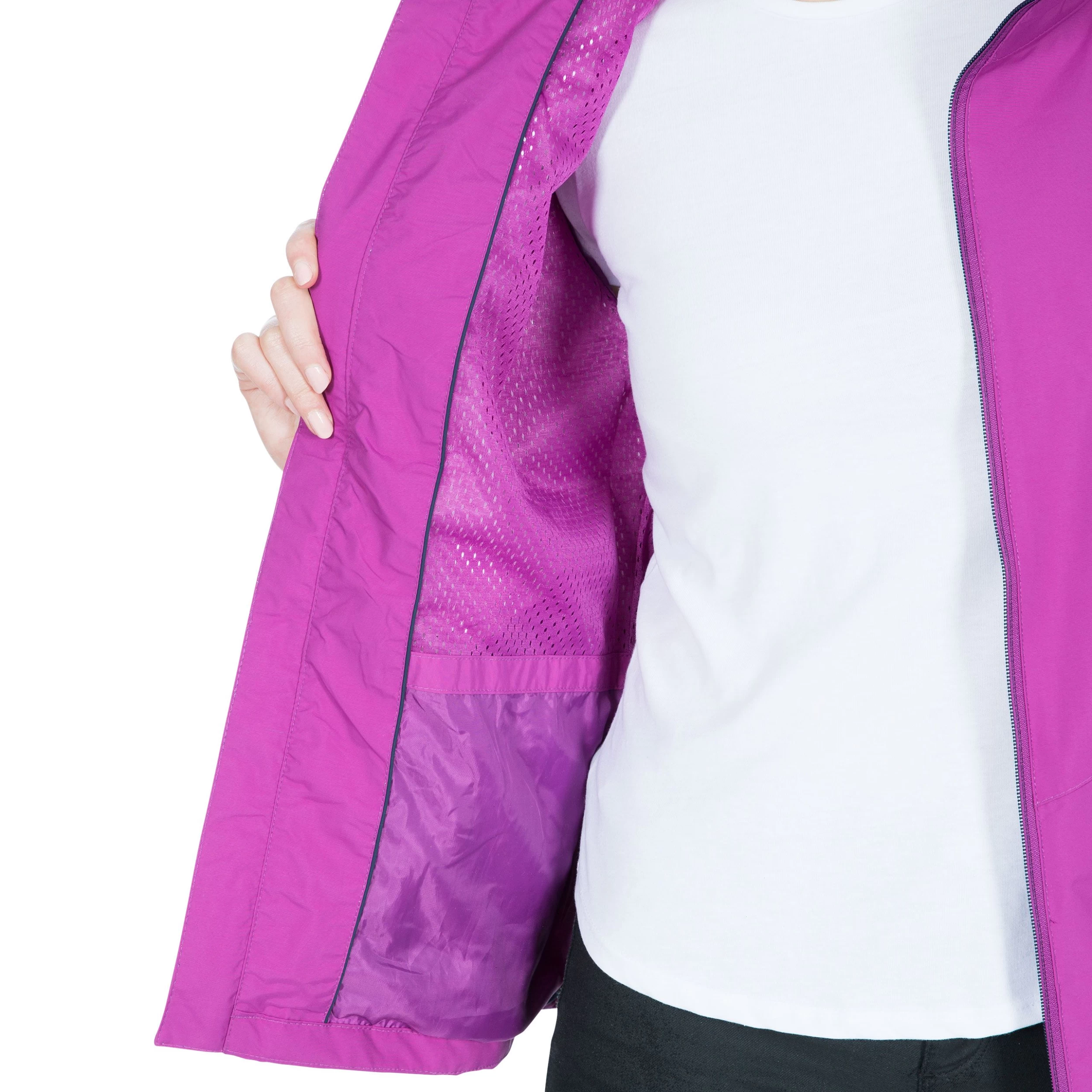 Trespass Womens Waterproof Jacket Blyton - Junior Size 7 Trespass Womens Waterproof Jacket Blyton - Junior Size - Image 7