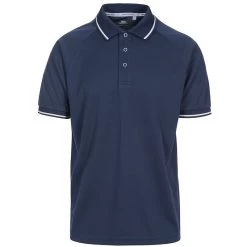 Trespass Men's Bonington Polo Shirt Navy / Platinum