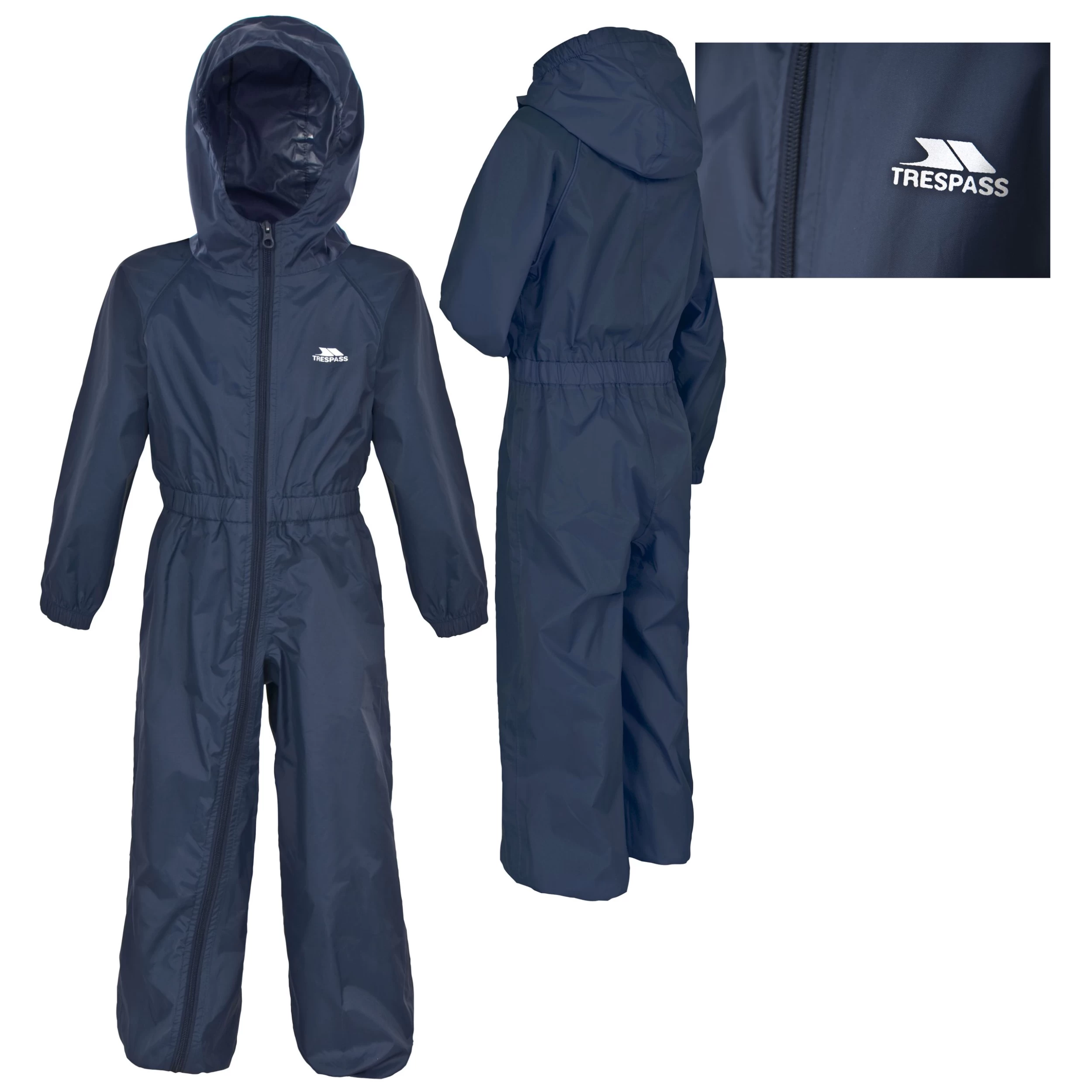 Trespass Kids Waterproof Rain Suit Button 12 Trespass Kids Waterproof Rain Suit Button - Image 12