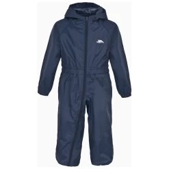Trespass Kids Waterproof Rain Suit Button 27 Trespass Kids Waterproof Rain Suit Button -Adventure Pulse button navyblue copy
