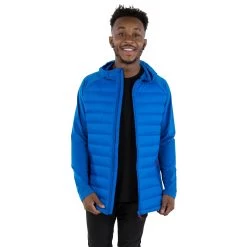 Trespass Men's DLX Hooded Down Jacket Cade -Adventure Pulse cade majkdon20003 blu m03