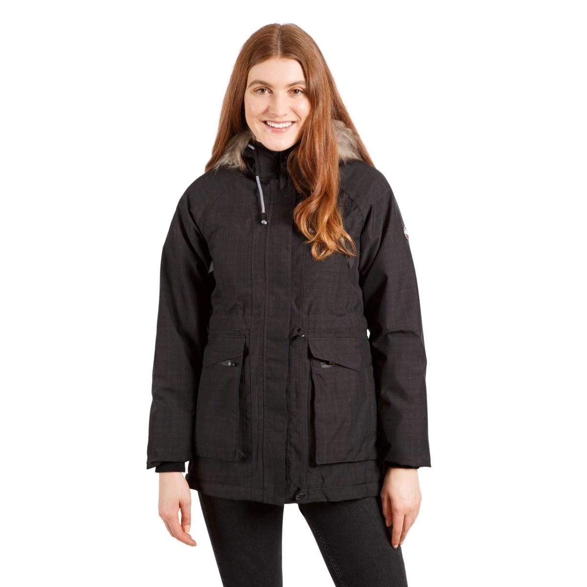 Trespass Womens Waterproof Parka Jacket Caption 3 Trespass Womens Waterproof Parka Jacket Caption - Image 3