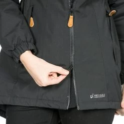 Trespass Womens Fleece Lined Parka Jacket Celebrity - Junior Size -Adventure Pulse celebrity fajkran20004 blk m06 3 1