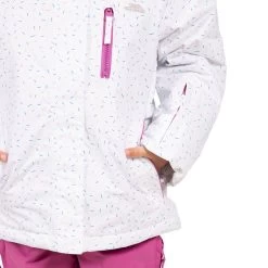 Trespass Girl's Ski Jacket TP75 Chic - WHITE 2/3 -Adventure Pulse chic fcjksktr0011 wht m05