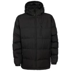 Trespass Men's Hooded Padded Casual Jacket Clip - Junior Size -Adventure Pulse clip majkcai20001 blk a copy