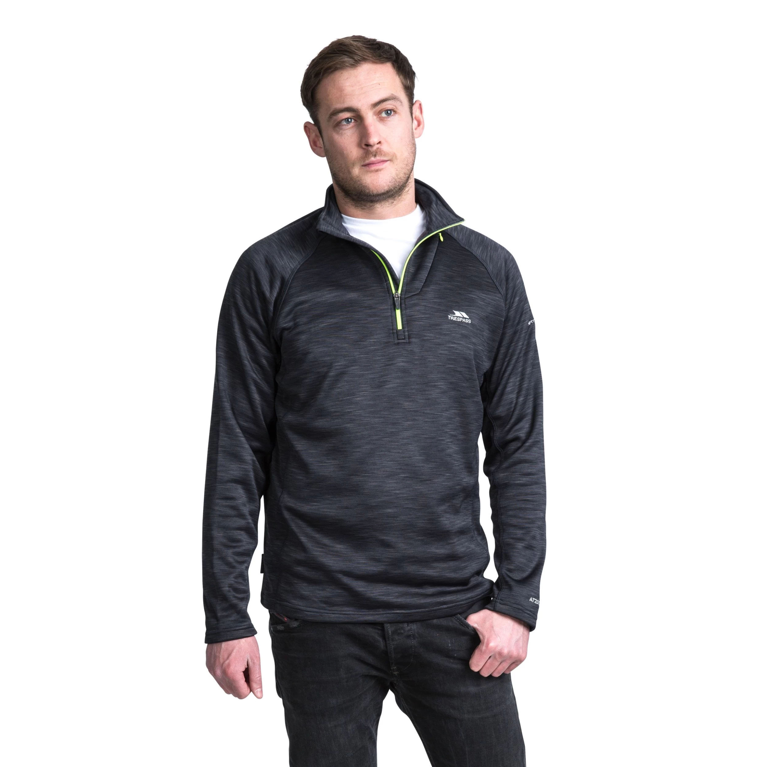 Trespass Men's 1/2 Zip Fleece Collins - Junior Size 3 Trespass Men's 1/2 Zip Fleece Collins - Junior Size - Image 3