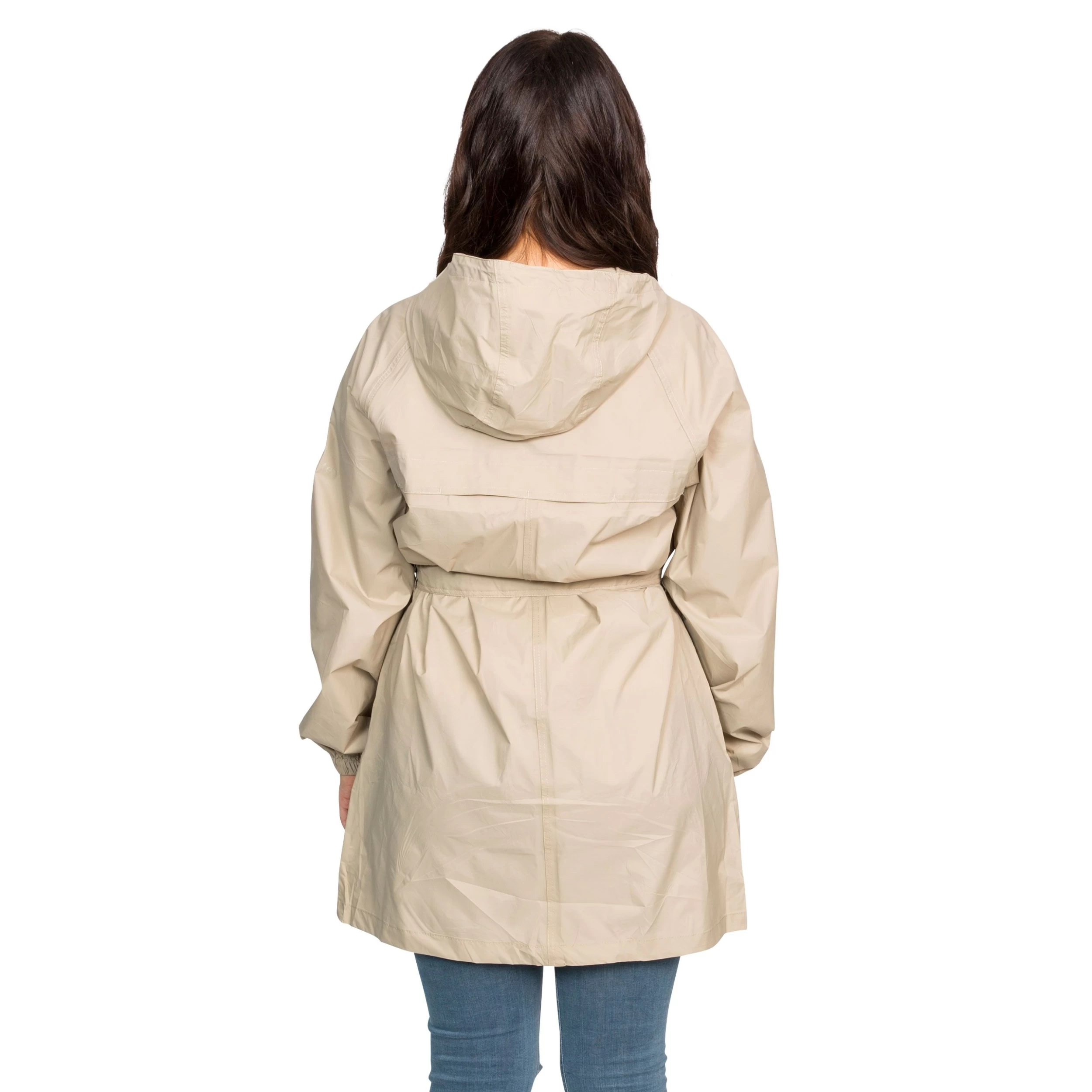 Trespass Womens Packaway Jacket Waterproof Compac Mac - Junior Size 9 Trespass Womens Packaway Jacket Waterproof Compac Mac - Junior Size - Image 9